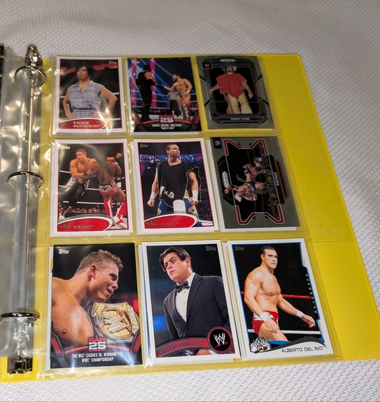 WWE Wrestling Legends Trading Cards Binder Collection 🏆 100 WWE Cards Lot - Picture 10 of 11